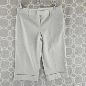 Express Design Studio Striped Casual‎ Capris Women's 6